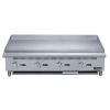 48" Griddler (24" Depth)  4-Burner Commercial  Griddle in Stainless Steel  with 4  legs