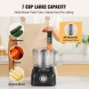 VEVOR Food Processor, 7-Cup Vegetable Chopper for Chopping, Mixing, Slicing, and Kneading Dough