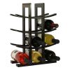 12-Bottle Wine Rack in Dark Espresso Finish Bamboo