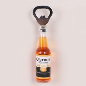 1pc Magnetic Beer Bottle Opener - Perfect Housewarming, Birthday, and Men's Gift - Easy to Use and Stylish (Color: Corona, Material: Polypropylene + Magnet)